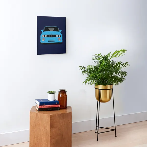 BMW M3 Mounted Canvas Print