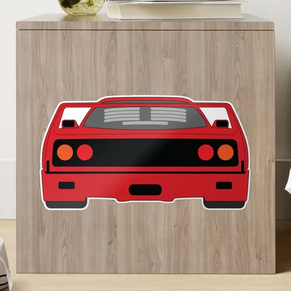 Ferrari F40 Matte Sticker