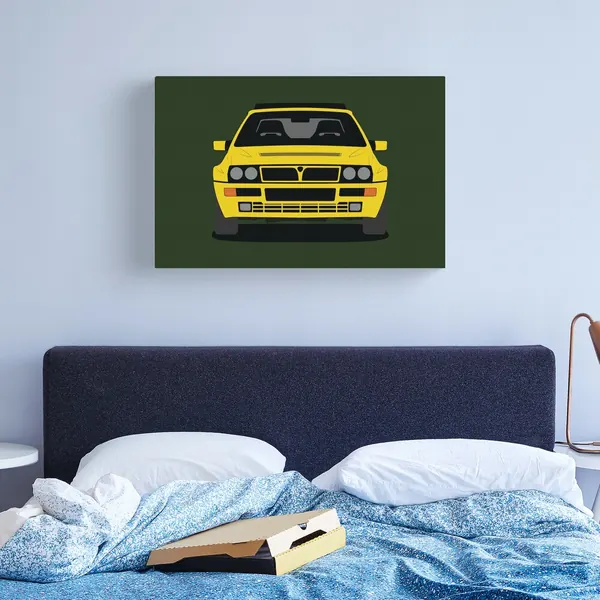 Lancia Delta HF Integrale Canvas Print