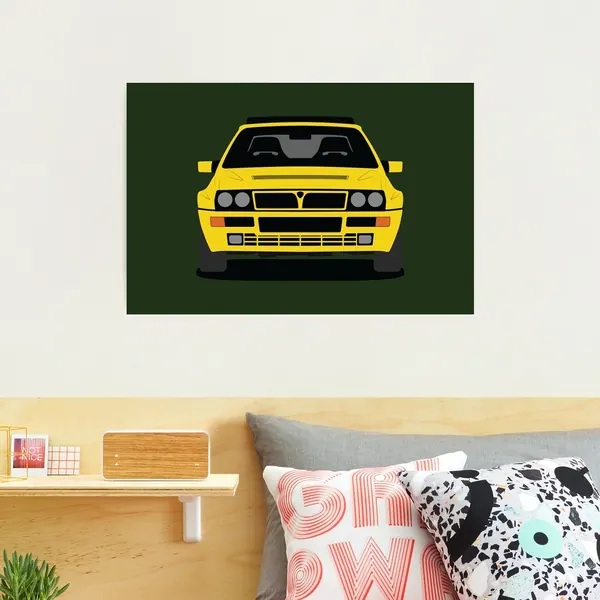 Lancia Delta HF Integrale Photographic Print