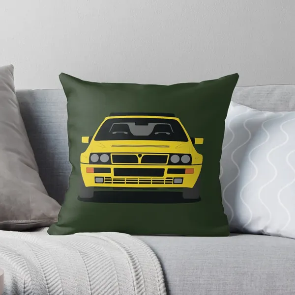 Lancia Delta HF Integrale Throw Pillow
