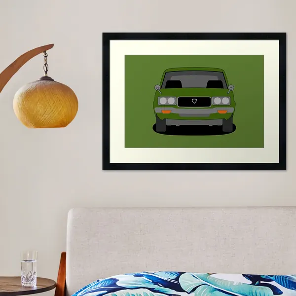 Mazda RX-3 wall art