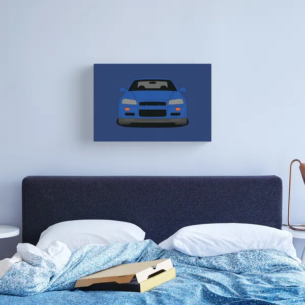 Nissan GT-R R34 Canvas Print