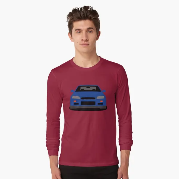 Nissan Skyline GT-R R34 Long Sleeve T-shirt