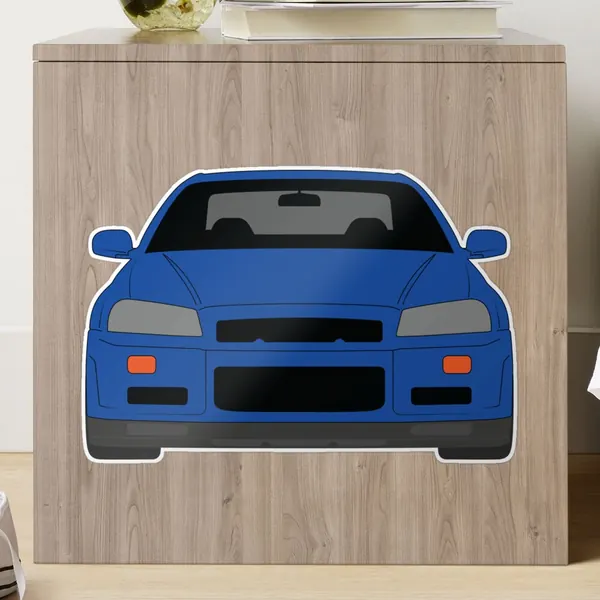 Nissan GT-R R34 Matte Sticker