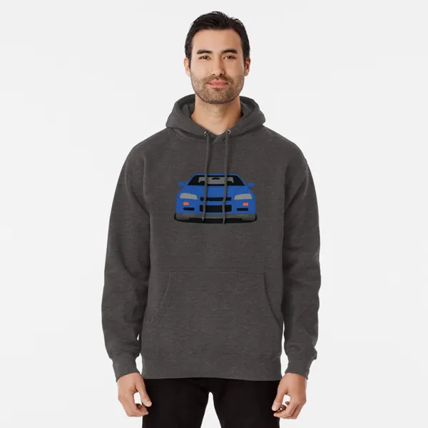 Nissan Skyline GT-R R34 Pullover Hoodie