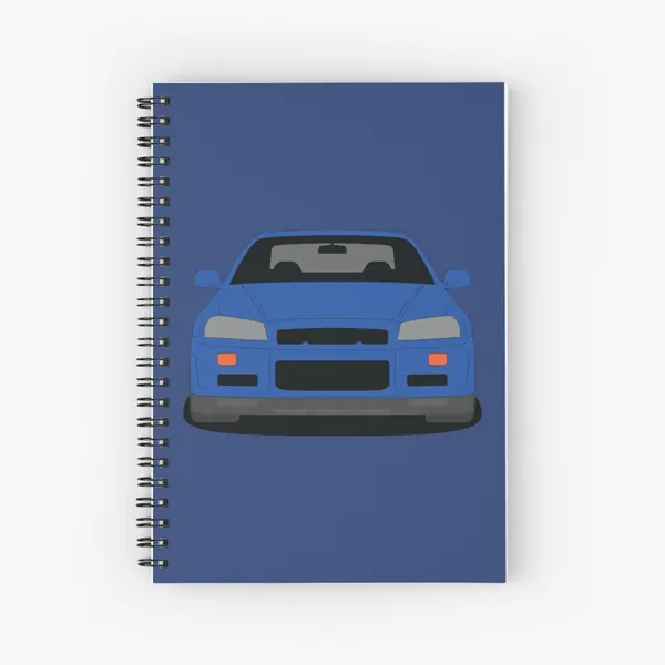 Nissan Skyline GT-R R34 Spiral Notebook