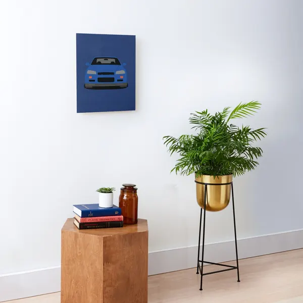 Nissan GT-R R34 Wood Mounted Print