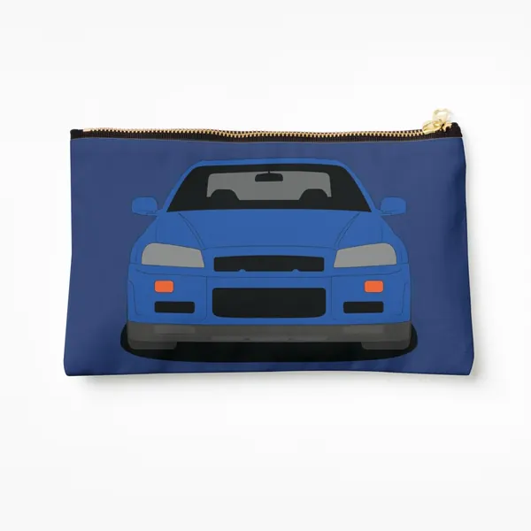 Nissan Skyline GT-R R34 Zipper Pouch