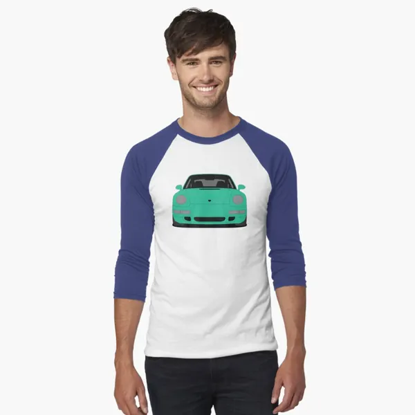 Porsche 993 Carrera S Baseball 3/4 Sleeve T-shirt