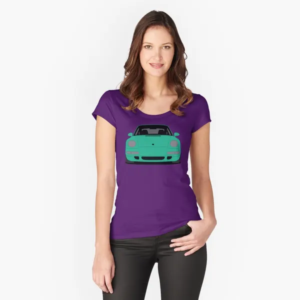 Porsche 993 Carrera S Fitted Scoop T-shirt