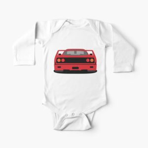 Ferrari F40 Long Sleeve Baby One Piece