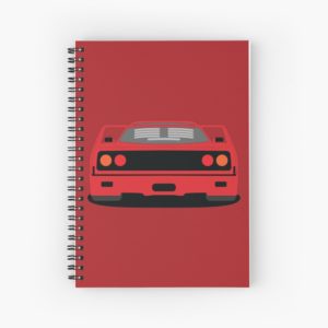 Ferrari F40 Spiral Notebook
