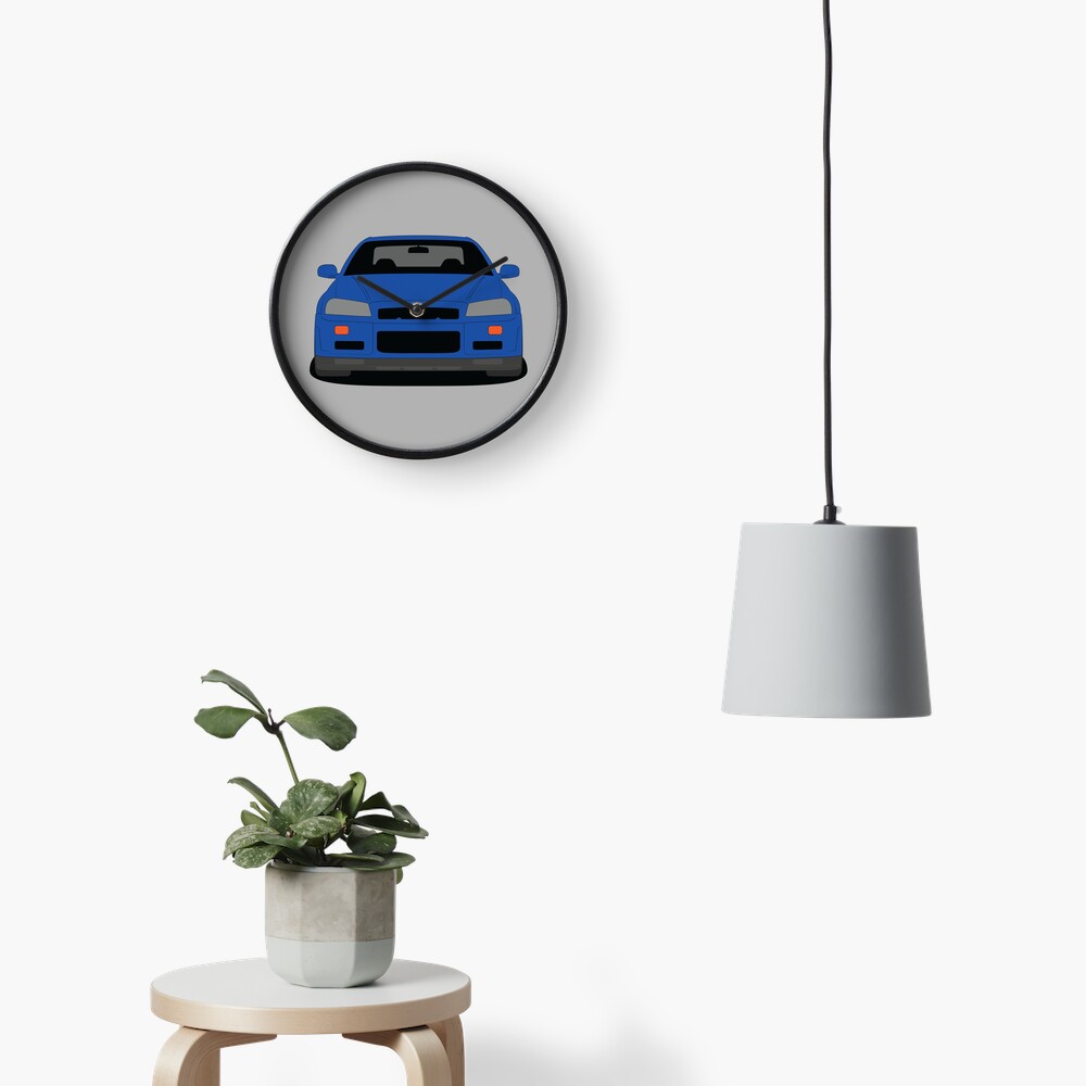 Nissan GT-R R34 Wall Clock
